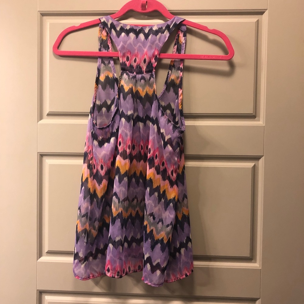 Multi Color Flowy Tank - Picture 3 of 4